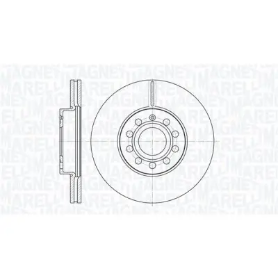 Pago Seguro Disco de freno MAGNETI MARELLI 361302040693